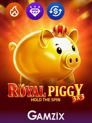 Gokkast 3x3 Royal Piggy Hold the Spin van Gamzix bij Snoop Dogg